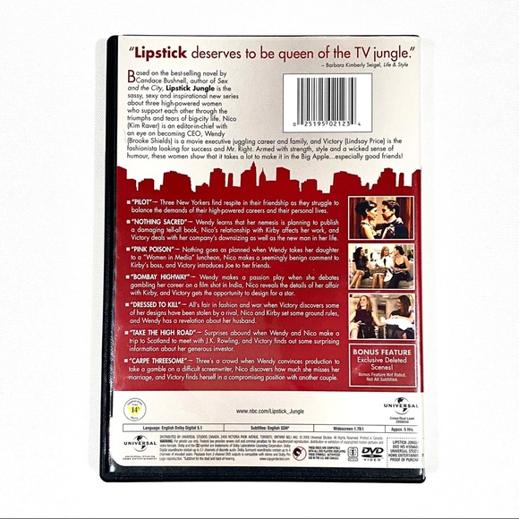 Lipstick Jungle Season One DVD - Picture 2 of 3